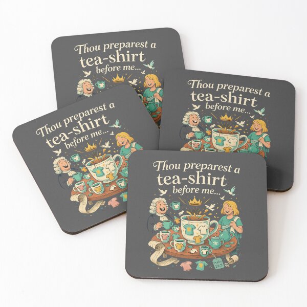 Item preview, Thou Preparest a Tea-Shirt | Psalm 23 Parody designed and sold by HouseofAbigail.