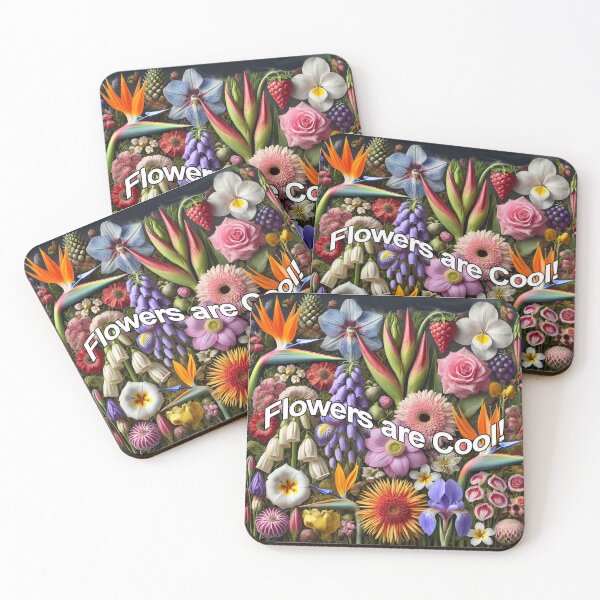 Item preview, Flowers are Cool! - 1 designed and sold by GrassoGraphics.