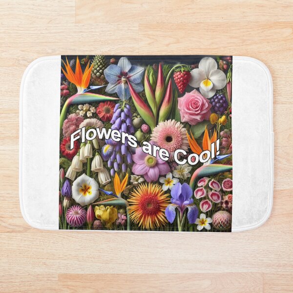 Aperçu de l'œuvre Les fleurs sont cool ! - 1 créée et vendue par GrassoGraphics.