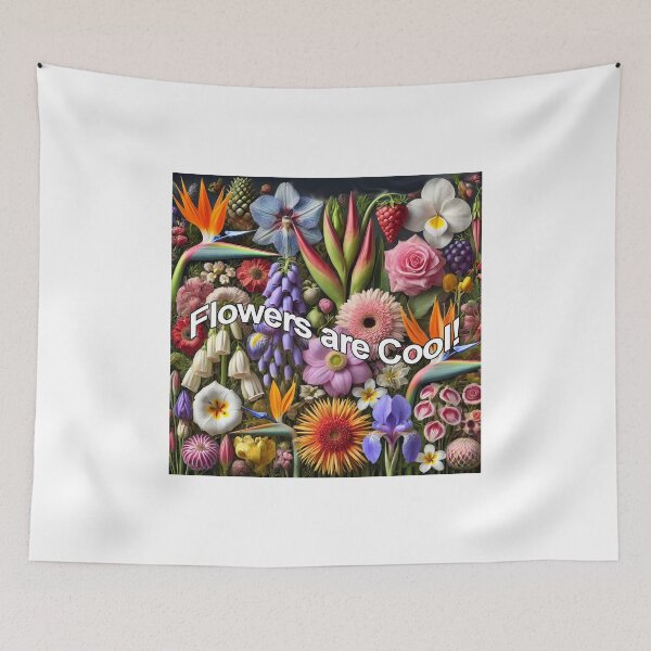 Item preview, Flowers are Cool! - 1 designed and sold by GrassoGraphics.