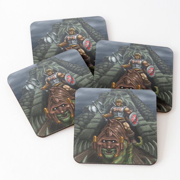 Item preview, He_Man emerging from Grayskull with Battlecat designed and sold by Zombie Squid.
