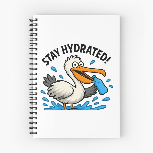 Item preview, Pelican Stay Hydrated Funny Outdoors Nature Lovers Tee designed and sold by kaltoumkiki.