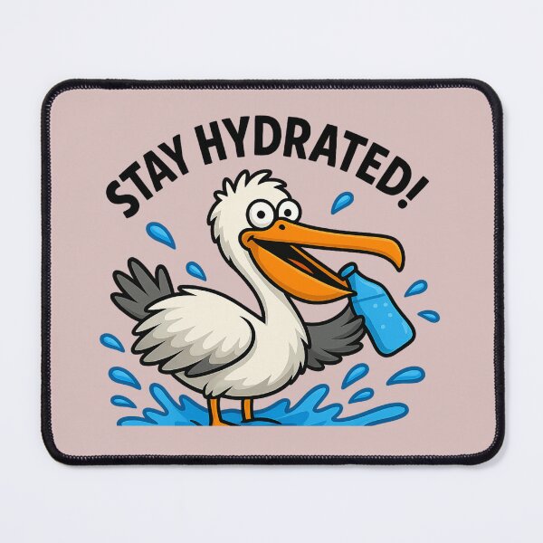 Item preview, Pelican Stay Hydrated Funny Outdoors Nature Lovers Tee designed and sold by kaltoumkiki.