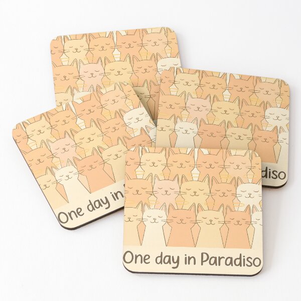 Item preview, One Day in Paradiso – Cat Memorial Art for Pet Loss & Healing designed and sold by PetSoulPrints.