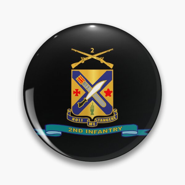 Item preview, Army - 2nd Infantry Regiment  w Br - Ribbon designed and sold by Military Insignia Products.