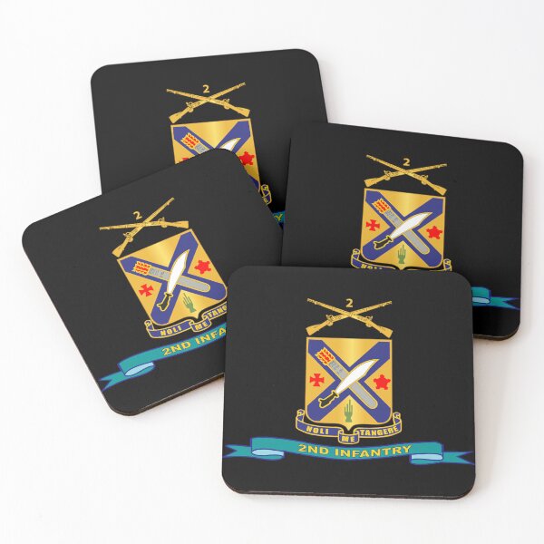 Item preview, Army - 2nd Infantry Regiment  w Br - Ribbon designed and sold by Military Insignia Products.