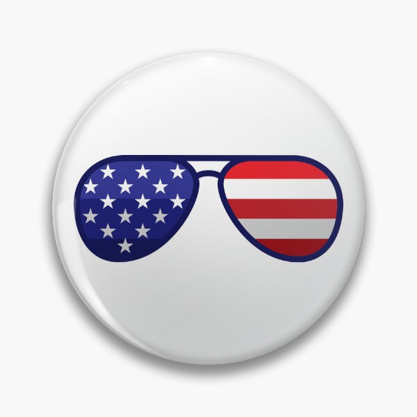 Item preview, USA Sunglasses  designed and sold by GoldenSunsetBloom.