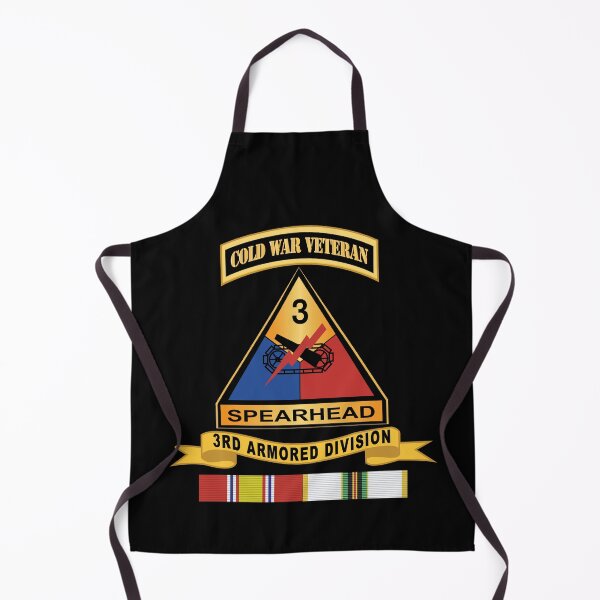 Item preview, Army - 3rd Armored Division w Br - Ribbon COLD WAR Vet Tab X 300 designed and sold by Military Insignia Products.