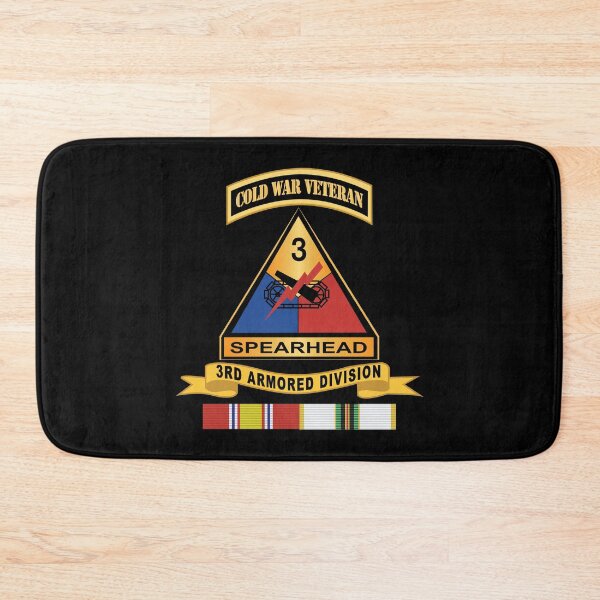 Item preview, Army - 3rd Armored Division w Br - Ribbon COLD WAR Vet Tab X 300 designed and sold by Military Insignia Products.