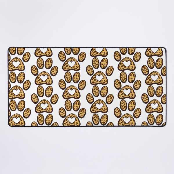 Item preview, Leopard Paw Heart, Cat Paw Print designed and sold by GoldenSunsetBloom.