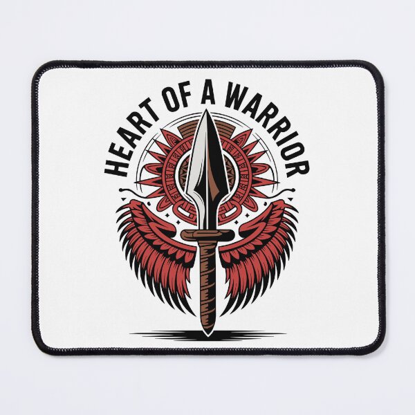 Item preview, Heart of a Warrior – Tribal Spear Symbol Design designed and sold by JPees.