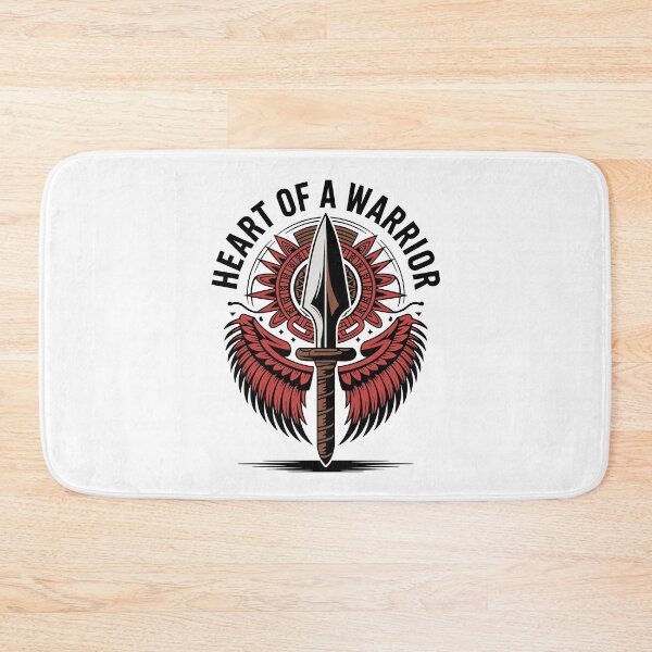 Item preview, Heart of a Warrior – Tribal Spear Symbol Design designed and sold by JPees.