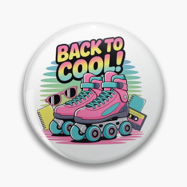 Item preview, Back to Cool - Retro 90s Style School Sticker / Shirt Design designed and sold by YaoArtCreations.
