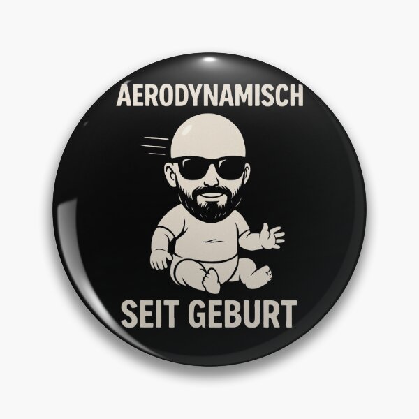 Artikelvorschau, Aerodynamisch seit Geburt – Glatzenhumor Baby-Edition entworfen und verkauft von Elfonso.
