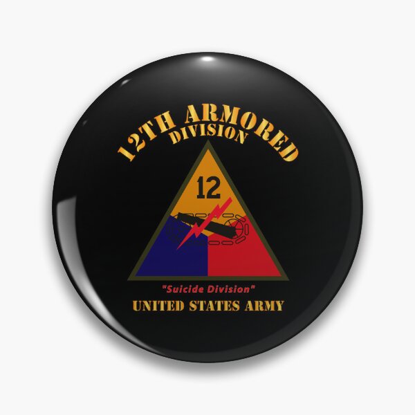 Item preview, Army - SSI - 12th Armored Division - Suicide Division - US Army X 300 designed and sold by Military Insignia Products.