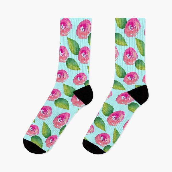 Item preview, Botanical Rose Watercolour Pattern designed and sold by Lone Jensen.