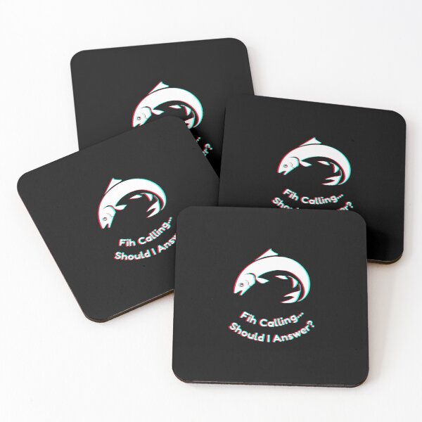 Item preview, Fih Calling Meme Arc Fish Design – Minimalist Humor Art designed and sold by natzeroART.