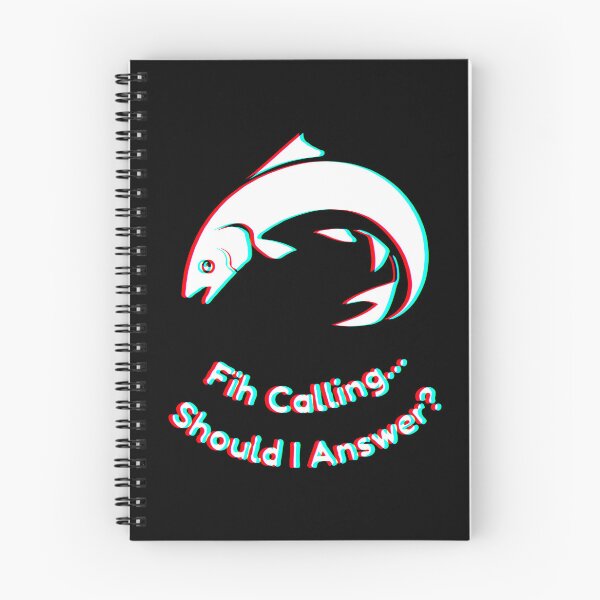 Item preview, Fih Calling Meme Arc Fish Design – Minimalist Humor Art designed and sold by natzeroART.