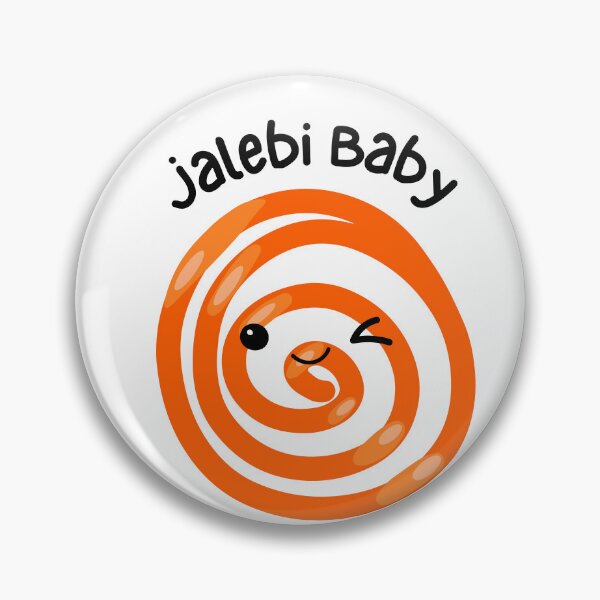Item preview, Jalebi baby dessert cute kawaii designed and sold by Sketchbook Studio by Aqsaa.