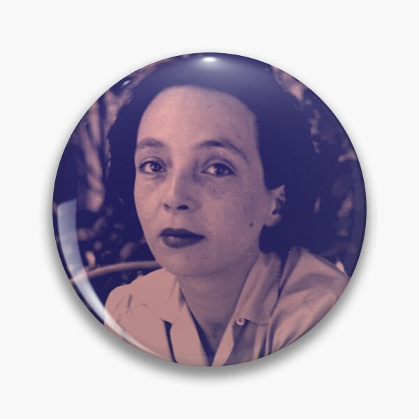 Item preview, Marguerite Duras en azul y rosa designed and sold by carmencuarzo.
