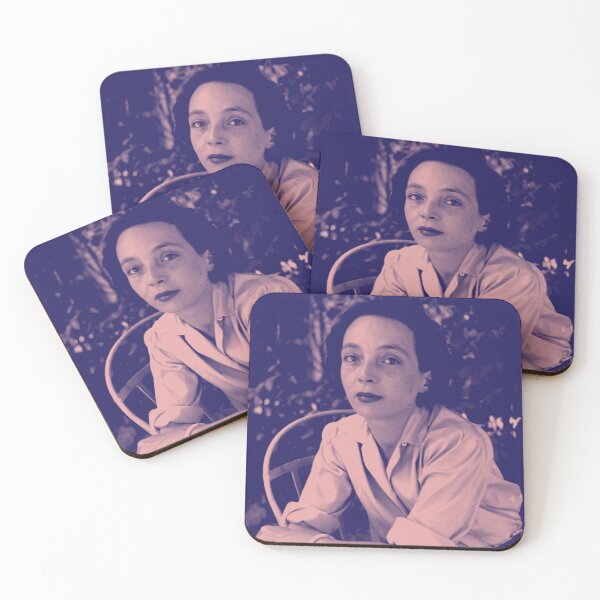Item preview, Marguerite Duras in blue and pink designed and sold by carmencuarzo.