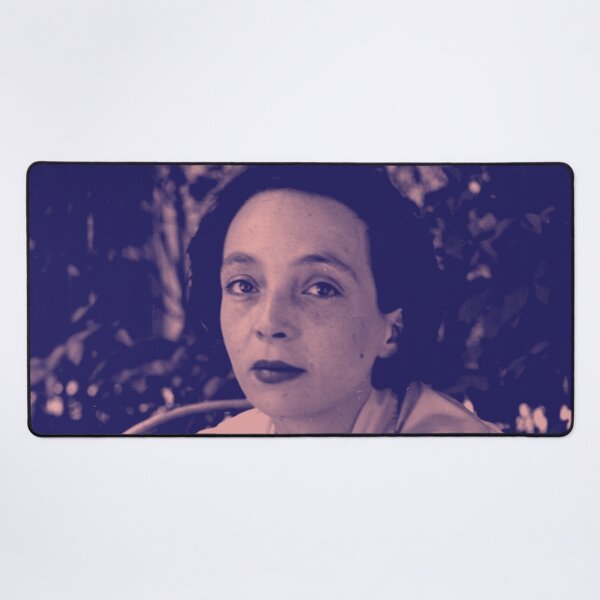 Item preview, Marguerite Duras in blue and pink designed and sold by carmencuarzo.