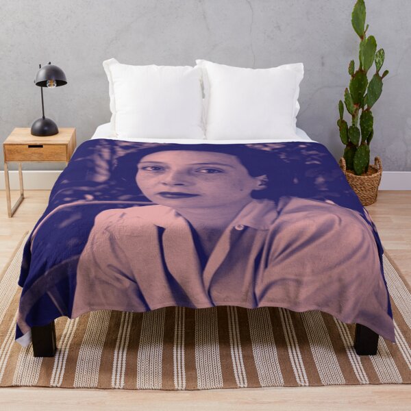 Item preview, Marguerite Duras in blue and pink designed and sold by carmencuarzo.