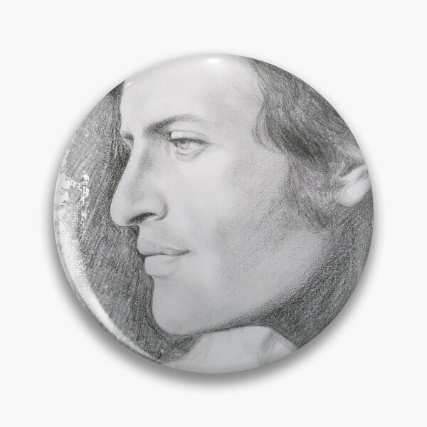 Item preview, Joe Dassin profile designed and sold by GoldsteinART.