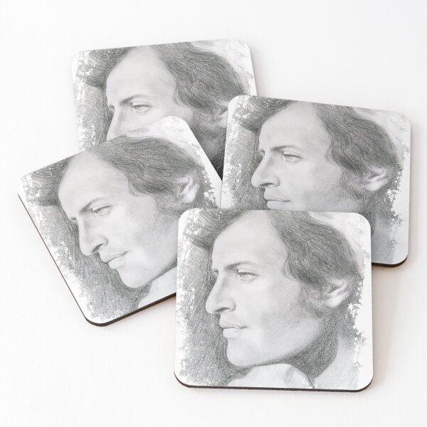 Item preview, Joe Dassin profile designed and sold by GoldsteinART.