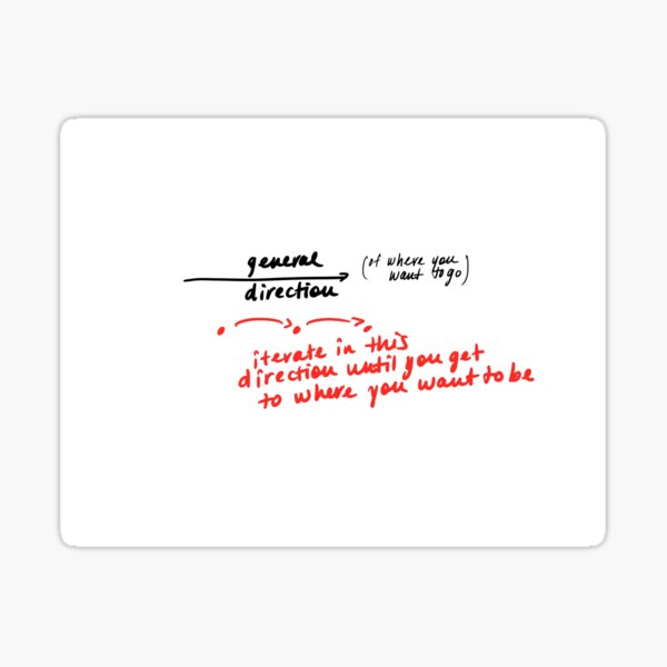 Item preview, General direction of where you want to go designed and sold by Yaeldegany.