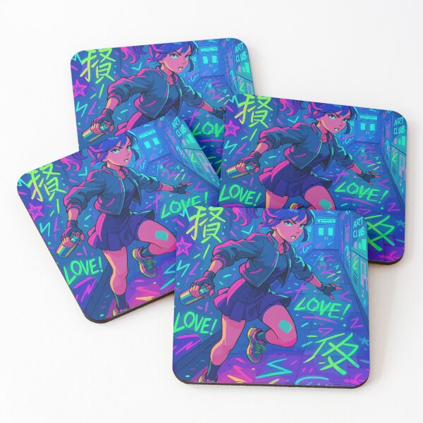 Item preview, Neon Rebel – Graffiti Girl on the Run designed and sold by NeroKanji.