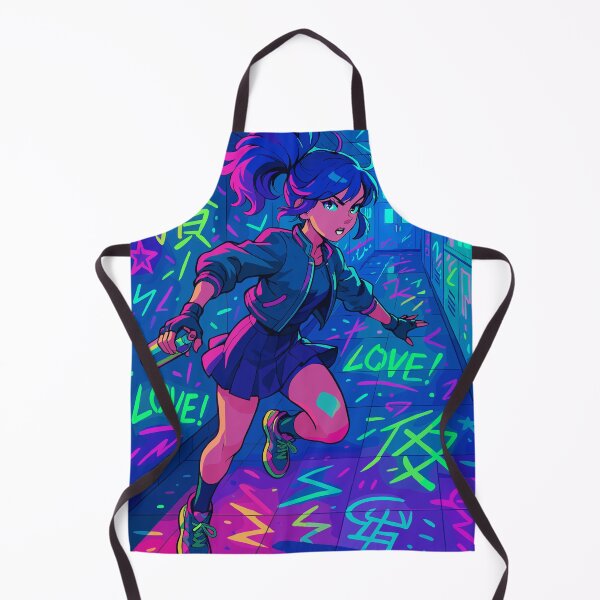 Item preview, Neon Rebel – Graffiti Girl on the Run designed and sold by NeroKanji.