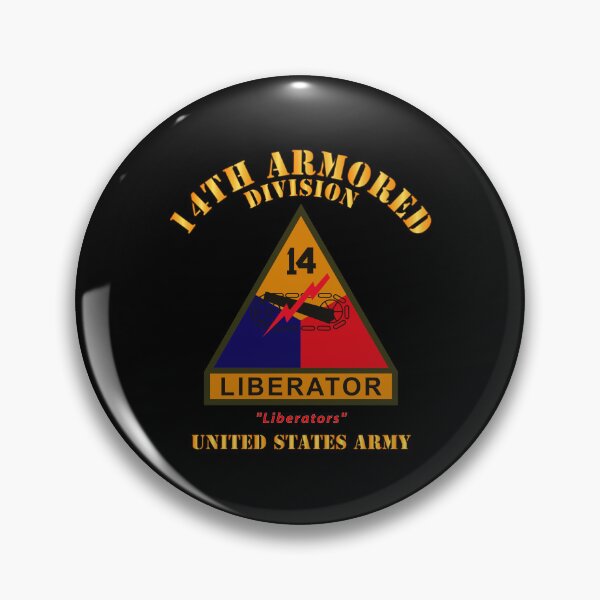Item preview, Army - SSI - 14th Armored Division w Name Tape - Liberators - US Army X 300 designed and sold by Military Insignia Products.