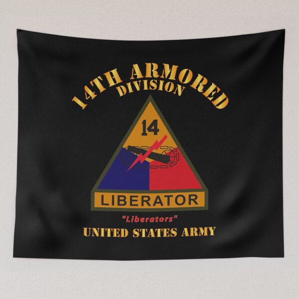 Item preview, Army - SSI - 14th Armored Division w Name Tape - Liberators - US Army X 300 designed and sold by Military Insignia Products.
