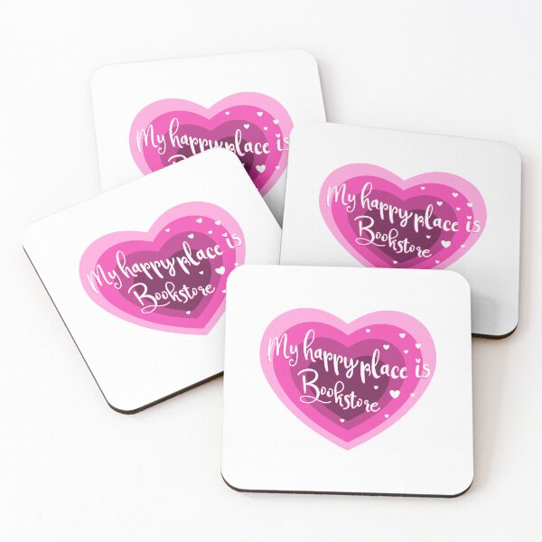 Item preview, My happy place is bookstore designed and sold by pinkyfish1010.