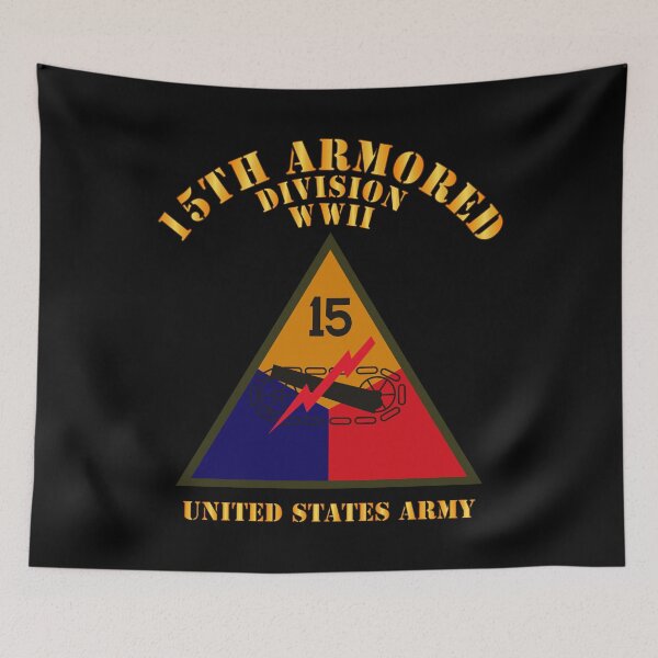 Item preview, Army - SSI - 15th Armored Division - WWII - US Army X 300 designed and sold by Military Insignia Products.