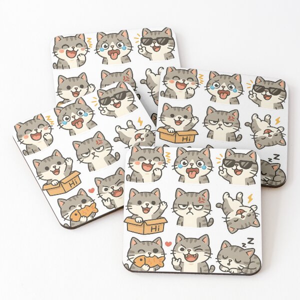 Item preview, Cute Cat Expression designed and sold by navaelricha.