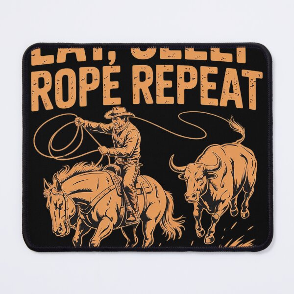 Item preview, Eat Sleep Rope Repeat Team Roping Rodeo designed and sold by WindowStone.