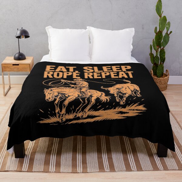 Item preview, Eat Sleep Rope Repeat Team Roping Rodeo designed and sold by WindowStone.