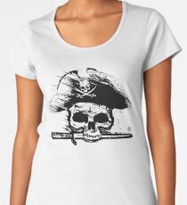 Pirates Adventure Mallorca Merchandise Skull White Women's Premium T-Shirt