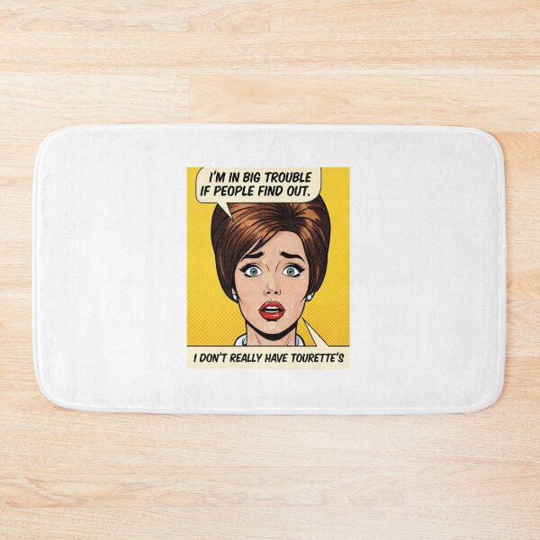 Item preview, Big Trouble, Dark humor, confession, funnyfits70, Humor, Funny, retro, vintages, funny quotes, animal humor, designed and sold by FunnyFits70.