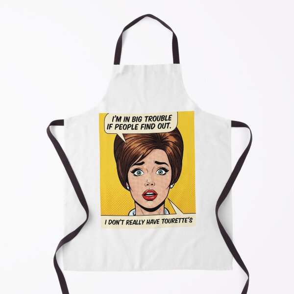 Item preview, Big Trouble, Dark humor, confession, funnyfits70, Humor, Funny, retro, vintages, funny quotes, animal humor, designed and sold by FunnyFits70.