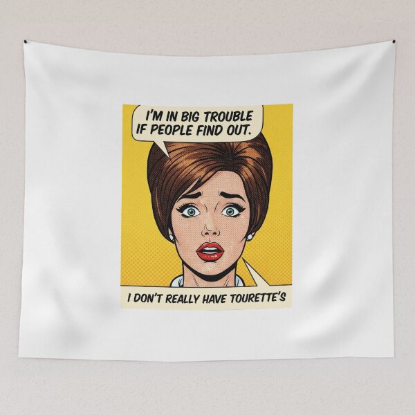 Item preview, Big Trouble, Dark humor, confession, funnyfits70, Humor, Funny, retro, vintages, funny quotes, animal humor, designed and sold by FunnyFits70.