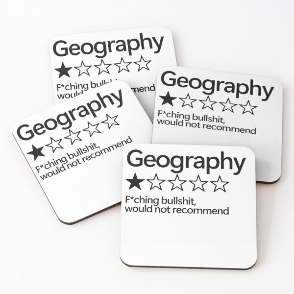 Item preview, Geography would not recommend designed and sold by shitpostee.