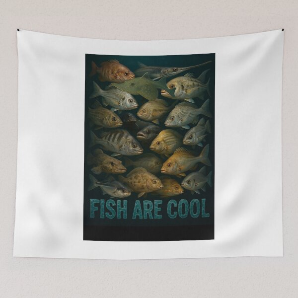 Item preview, Fish are Cool! 2 designed and sold by GrassoGraphics.