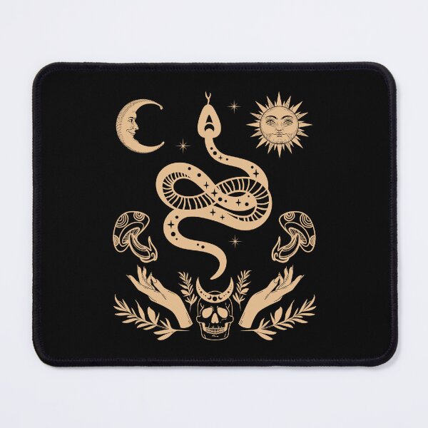 Item preview, Mystic Snake Moon Sun Design – Celestial Witchcore Boho Art designed and sold by Parkerzz.