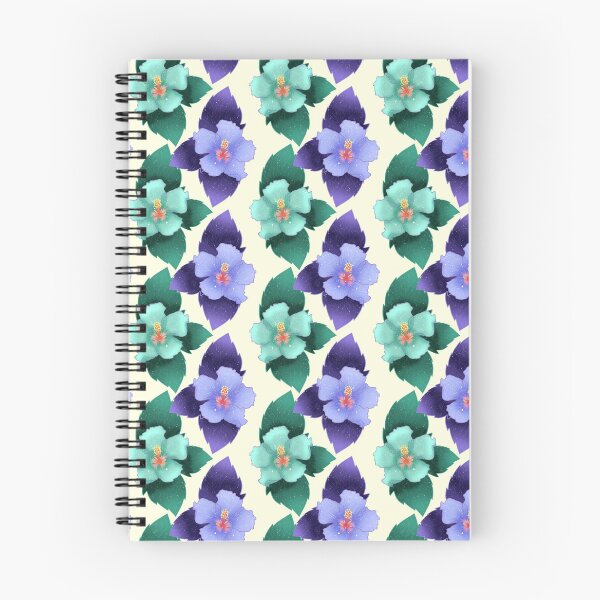 Item preview, Pastel Hibiscus Flower Pattern – Purple & Mint Tropical Floral Design designed and sold by Lone Jensen.