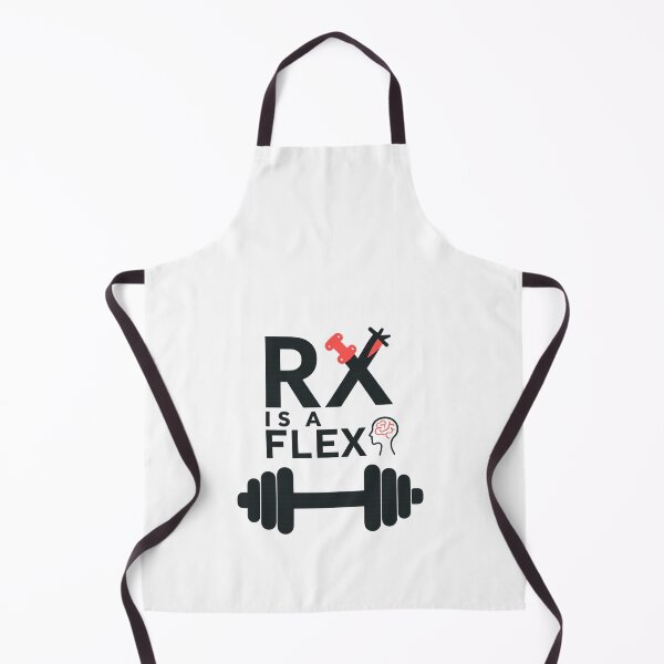 Item preview, RX is a Flex – Workout Humor & Lift Heavy Quote for Gym Inspiration designed and sold by TubaPrints.