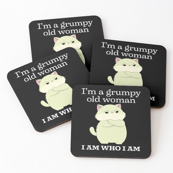 Item preview, I'm a Grumpy Old Woman I am Who I am designed and sold by designsbyaneta.