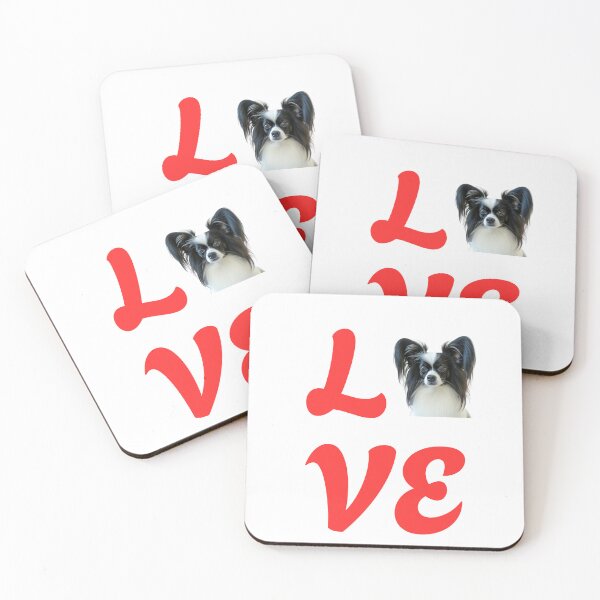 Item preview, I Love Papillon dog, Dog Lover, Gift for Dog Lovers designed and sold by YourCozyPattern.